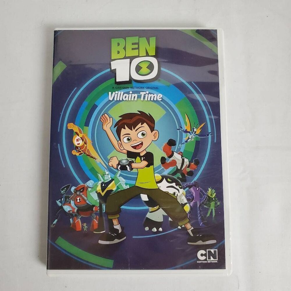 Ben 10 Villain Time DVD Cartoon Network Animated Action